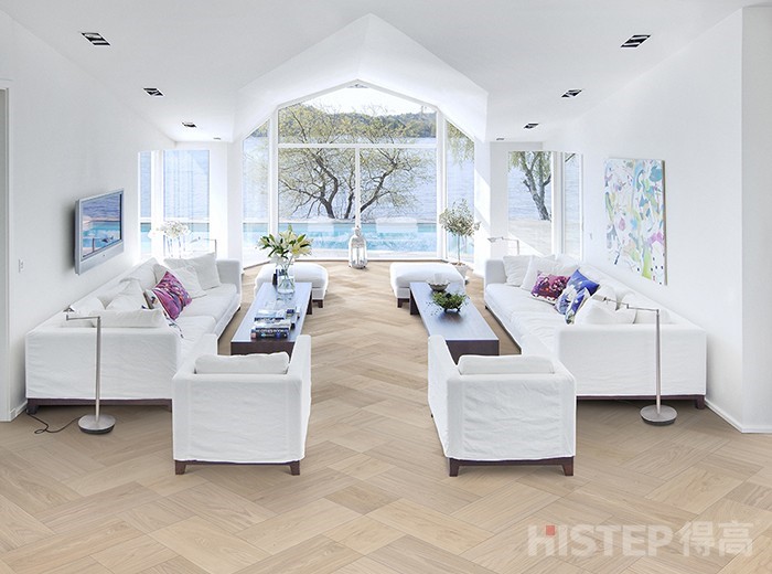 得高实木复合地板，精心打造温馨环保空间 实木复合地板