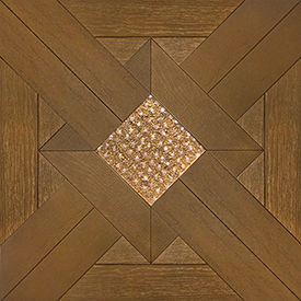 方形拼花,咖啡金色橡木印式方拼（带玻璃）,进口地板